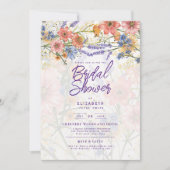 ANY EVENT ボーホー ワイルドフラワーズ ガーデンパーティー 招待状 (正面)