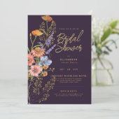 ANY EVENT ボーホー ワイルドフラワーズ ガーデンパーティー 招待状 (スタンド正面)