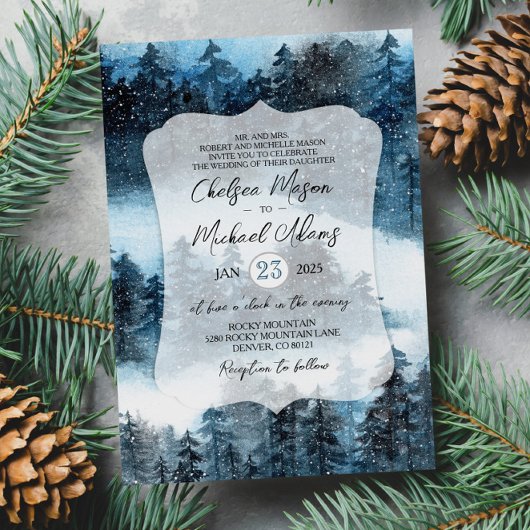 ANY EVENT - 冬の森への招待 招待状