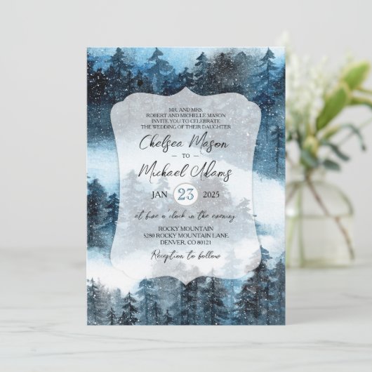 ANY EVENT - 冬の森への招待 招待状 (スタンド正面)