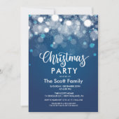 ANY EVENT - 青いスパークルライトの招待状 招待状 (正面)