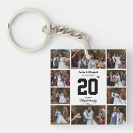 Any Happy Anniversary 10フォトコラージュ キーホルダー