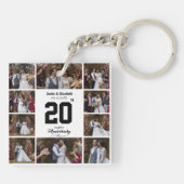 Any Happy Anniversary 10フォトコラージュ キーホルダー (裏面)