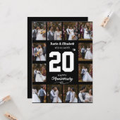 Any Happy Anniversary 12フォトコラージュ カード (正面/裏面インサイチュ)