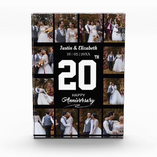 Any Happy Anniversary 12フォトコラージュ フォトブロック (正面)