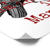 Any Man's Death Diends Me – 死の引用文 ポスター (角)