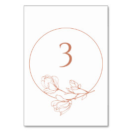 ANY NUMBERフローラ結婚Terracottaのテーブル番号 テーブルナンバー