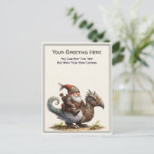 Any Occasion Gnome and Elven Warrior Storybook ポストカード (スタンド正面)