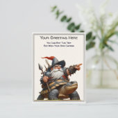 Any Occasion Gnome and Elven Warrior Storybook ポストカード (スタンド正面)