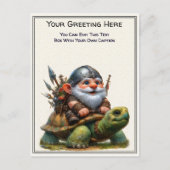 Any Occasion Gnome and Elven Warrior Storybook ポストカード (正面)