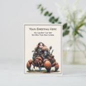 Any Occasion Gnome and Elven Warrior Storybook ポストカード (スタンド正面)