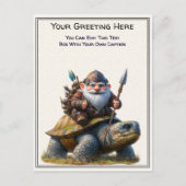 Any Occasion Gnome and Elven Warrior Storybook ポストカード (正面)