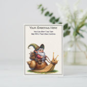 Any Occasion Gnome and Elven Warrior Storybook ポストカード (スタンド正面)