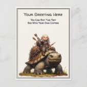 Any Occasion Gnome and Elven Warrior Storybook ポストカード (正面)