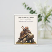 Any Occasion Gnome and Elven Warrior Storybook ポストカード (スタンド正面)