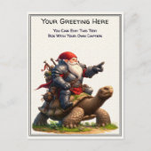 Any Occasion Gnome and Elven Warrior Storybook ポストカード (正面)