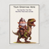 Any Occasion Gnome and Elven Warrior Storybook ポストカード (正面)