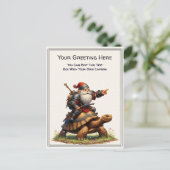 Any Occasion Gnome and Elven Warrior Storybook ポストカード (スタンド正面)