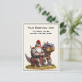 Any Occasion Gnome and Elven Warrior Storybook ポストカード (スタンド正面)