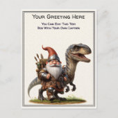 Any Occasion Gnome and Elven Warrior Storybook ポストカード (正面)