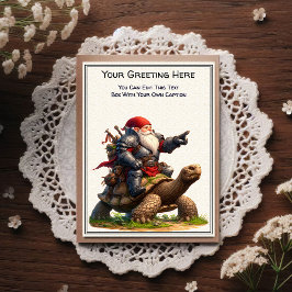 Any Occasion Gnome and Elven Warrior Storybook ポストカード