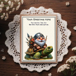 Any Occasion Gnome and Elven Warrior Storybook ポストカード