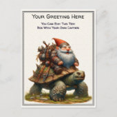 Any Occasion Gnome and Elven Warrior Storybook ポストカード (正面)