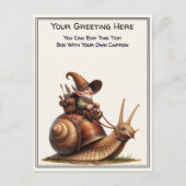 Any Occasion Gnome and Elven Warrior Storybook ポストカード (正面)