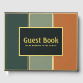 Any Occasion Guest Book Real Foil Guestbook Fall ゲストブック (正面)