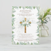 ANY Ordination Anniversary招待状素朴ウッド 招待状 (スタンド正面)