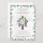 ANY Ordination Anniversary招待状素朴ウッド 招待状 (正面/裏面)