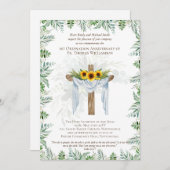 ANY Ordination Anniversary招待状素朴ウッド 招待状 (正面/裏面)