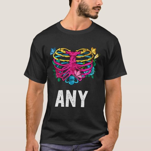Any Pansexual LGBTQ Pan Pride Gender Equality Tシャツ (正面)