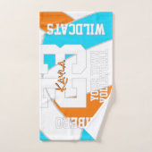 ANY team colors volleyball athlete name ハンドタオル (ハンドタオル)