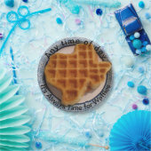 Any Time of Dayワッフル紙プレート ペーパープレート (パーティー)