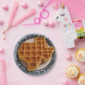 Any Time of Dayワッフル紙プレート ペーパープレート (パーティー)