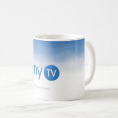 any.TVの白のマグ コーヒーマグカップ (正面右)