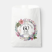 Any Wedding (60) Elegant Floral Anniversary フェイバーバッグ (正面)