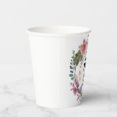 Any Wedding (60) Elegant Floral Anniversary 紙コップ (右)