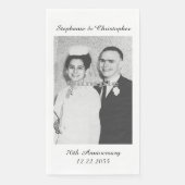 Any Wedding Anniversary Your Names and Photo (正面)