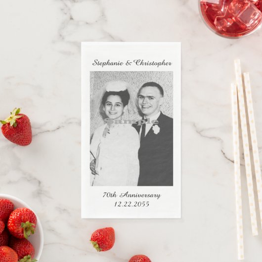 Any Wedding Anniversary Your Names and Photo (インサイチュ)