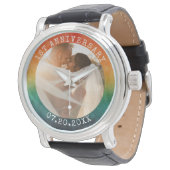 Any Yearレトロサンセット写真1周年記念 腕時計 (アングル)