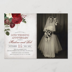 ANY YEAR – の結婚記念日招待状 招待状