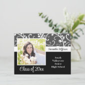 Any Year~白黒つる植物写真卒業 招待状 (スタンド正面)