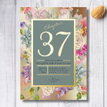 Any Year Blueフローラ誕生日 箔招待状<br><div class="desc">究極の花開く誕生日へようこそ！私たちの豪華な金ゴールドフォイルフローラ招待はあなたの特別な日に招待状家族や友人に完璧な方法である。水彩の花と台本で作らエレガントれたカードはユニークお客様の特別な場スタイリッシュ合を探す。各カードはプレミアムのカードストックと図解入りの、写真付きの金ゴールド調水カラーの芸術品を使用して作られ、誕生日の節目を記念する美しく長く続く方法。大事な行事を強調する色とはっきりした金ゴールドフォイル救済スクリプトの複雑な繁栄は、あなたの誕生祝いに特別な何かを追加。思い出ユニークにスタイリッシュ残る：それが私たちの金ゴールドフローラへの招待をゲストの招待状と美しい永続的なメモリを作成するための完璧な方法にする。お客様が行った努力に感動するだけでなく、これらのカードの時代を超えたスタイルにも感動する。私たち祝の絶妙な金ゴールドフローラ誕生日の招待カードのセットとスタイルであなたの特別な日。今すぐお客様のニーズに合わせて、忘れられない体験を作り出す準備を！</div>