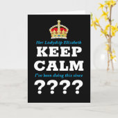 Any Year Calm Add Message Milestone保誕生日 カード (黄色い花)