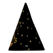 Any Year Happy New Year's Black金ゴールド時計 パーティーハット (右)