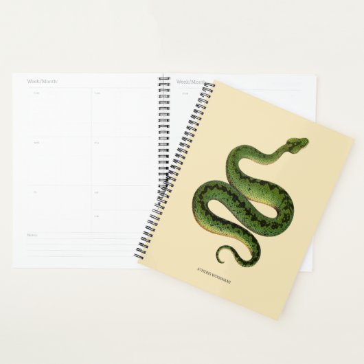 Any Year Snake Planner - 8.5" X 11" プランナー手帳 (ディスプレー)