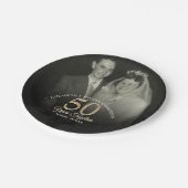 Any Year Togetherの結婚記念写真 ペーパープレート (アングル)