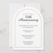 Any Year Together 結婚記念日 フォト アーチ 招待状 (裏面)